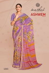 Ashwem Vol 5 By Kashvi Dull Moss Viscose Printed Daily Wear Sarees Wholesale Price In Surat